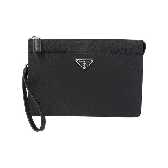 Prada Saffiano Pouch Clutch Bag - Picture 1 of 9